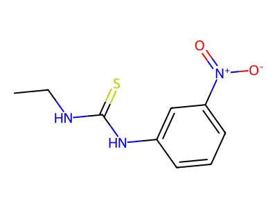 1-Ethyl-3-(3-nitrophenyl)thiourea structure