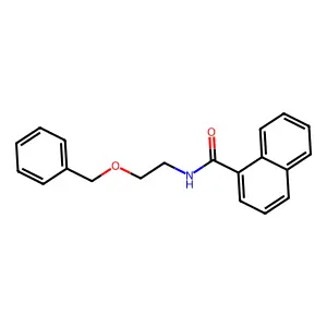 N-(2-苄氧基乙基)萘-1-甲酰胺 structure