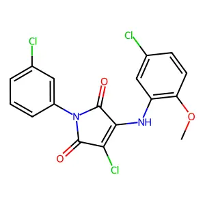 C17H11Cl3N2O3 structure