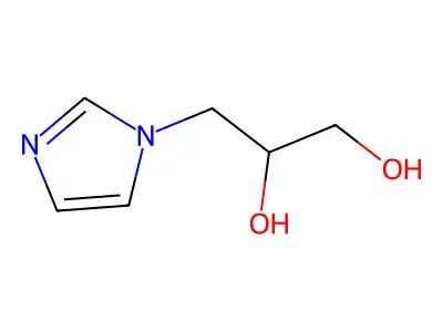 3-(1H-Imidazol-1-yl)propane-1,2-diol structure