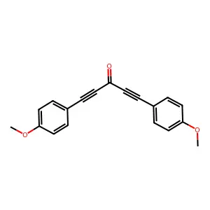 1,4-Pentadiyn-3-one, 1,5-bis(4-methoxyphenyl)- structure