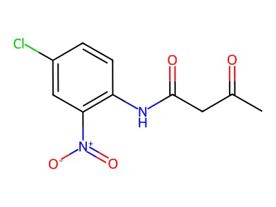 N-(4-chloro-2-nitrophenyl)-3-oxobutanamide structure
