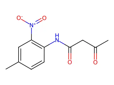 N-(4-methyl-2-nitrophenyl)-3-oxobutanamide structure