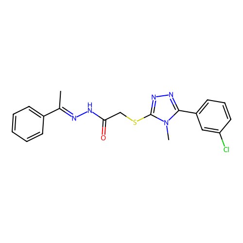C19H18ClN5OS structure