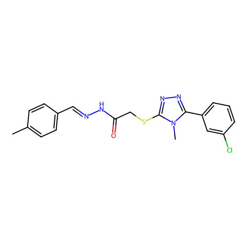 C19H18ClN5OS structure