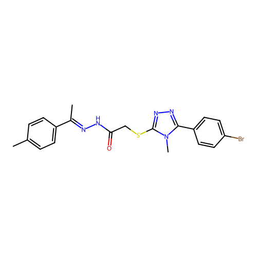 C20H20BrN5OS structure