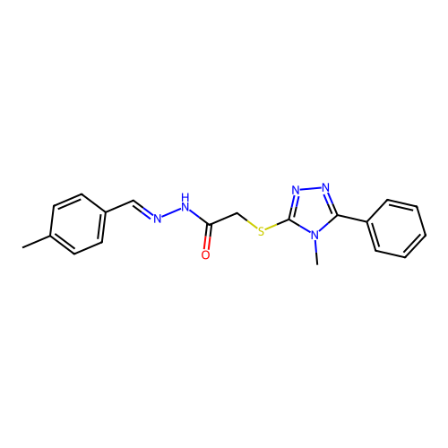 C19H19N5OS structure
