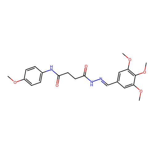 C21H25N3O6 structure