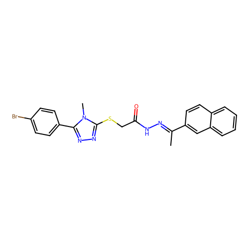 C23H20BrN5OS structure