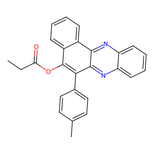 6-(4-Methylphenyl)benzo[a]phenazin-5-yl propanoate structure