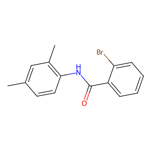 2-bromo-N-(2,4-dimethylphenyl)benzamide structure