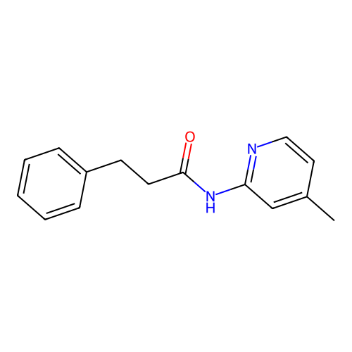 N-(4-甲基吡啶-2-基)-3-苯基丙酰胺 structure