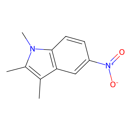 1,2,3-Trimethyl-5-nitro-1H-indole structure