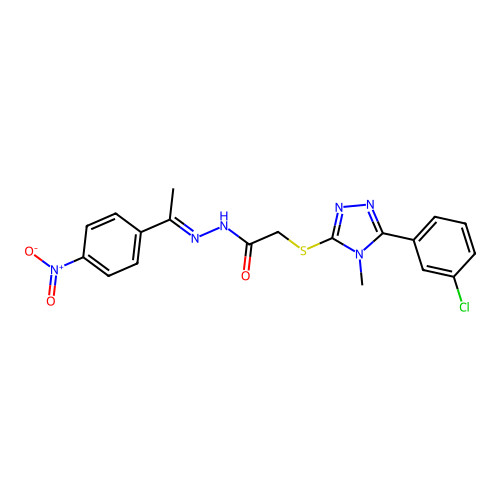 C19H17ClN6O3S structure