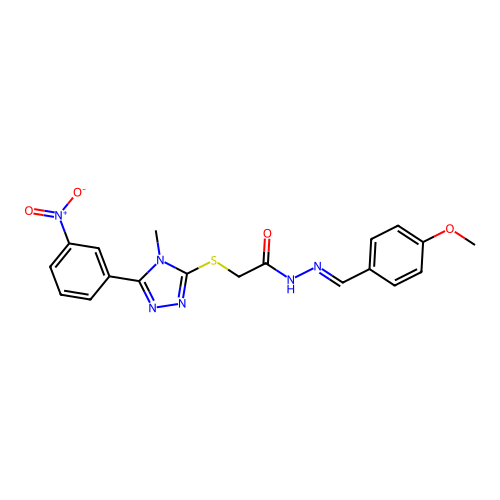 C19H18N6O4S structure