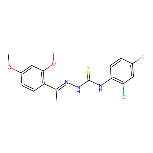 C17H17Cl2N3O2S structure