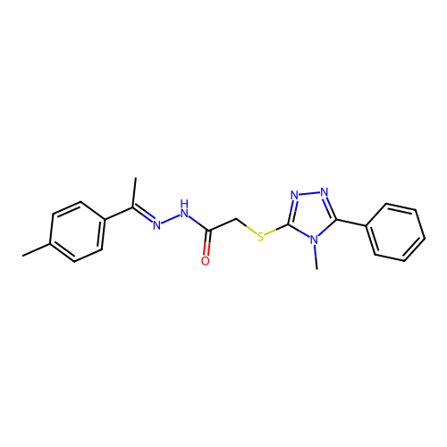 C20H21N5OS structure