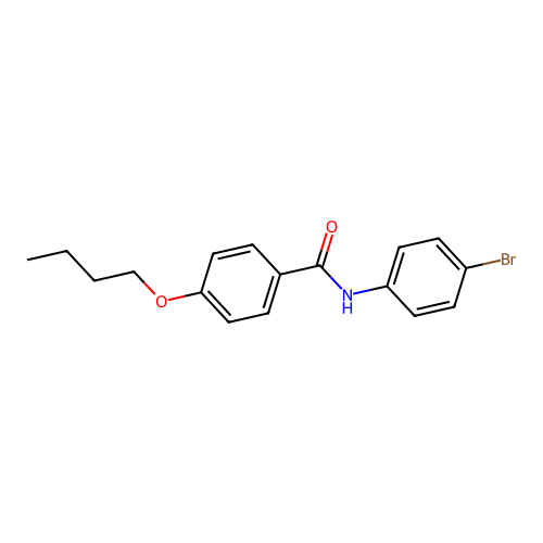 N-(4-bromophenyl)-4-butoxybenzamide structure