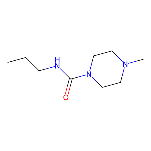 4-methyl-N-propylpiperazine-1-carboxamide structure