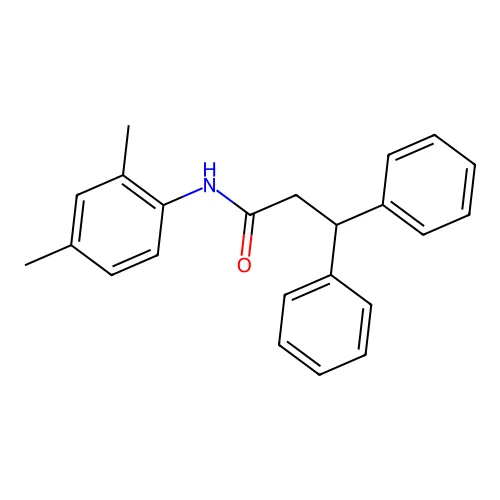 N-(2,4-二甲基苯基)-3,3-二苯基丙酰胺 structure