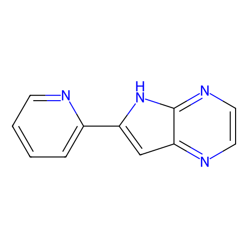 2-{5H-pyrrolo[2,3-b]pyrazin-6-yl}pyridine structure