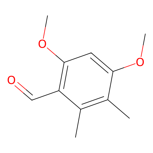 2,4-Dimethoxy-5,6-dimethylbenzaldehyde structure