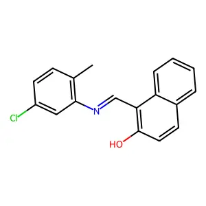 1-(5-Chloro-O-tolyliminomethyl)-2-naphthol structure