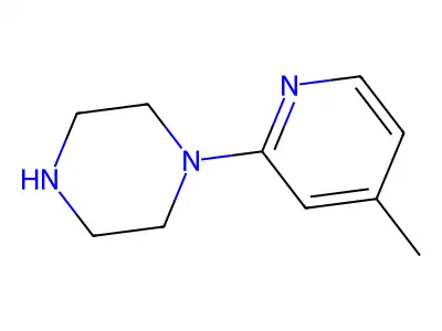 1-(4-Methylpyridin-2-yl)piperazine structure