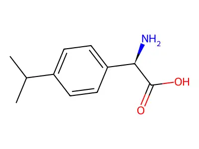 2-Amino-2-(4-isopropylphenyl)acetic acid structure
