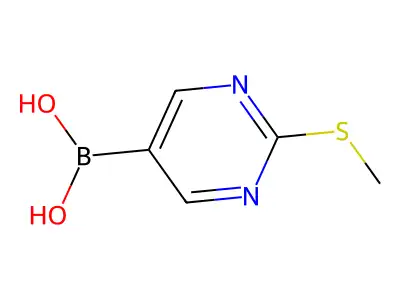 2-(Methylthio)pyrimidine-5-boronic acid structure
