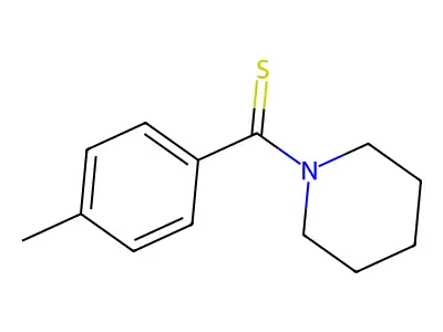 1-(4-Methylbenzenecarbothioyl)piperidine structure