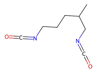 1,5-Diisocyanato-2-methylpentane structure