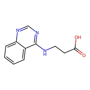 3-(Quinazolin-4-ylamino)propanoic acid structure