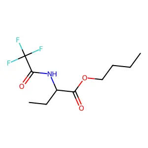 Butyl N-(trifluoroacetyl)-alpha-aminobutyrate structure