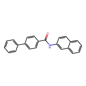 N-naphthalen-2-yl-4-phenylbenzamide structure