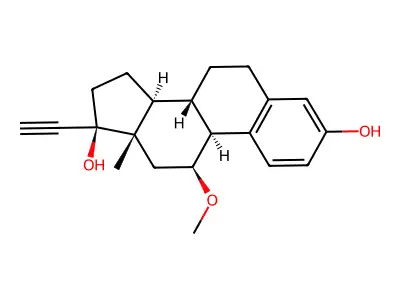 莫克雌醇 structure
