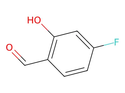 2-Fluoro-4-hydroxybenzaldehyde structure