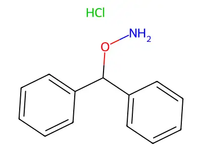 Hydroxylamine, O-(diphenylmethyl)-, hydrochloride structure