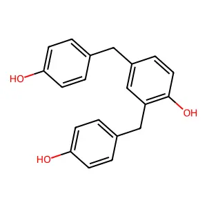 2,4-双(4-羟基苯基)苯酚 structure