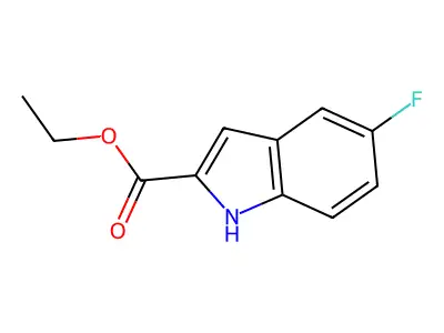 ethyl 5-fluoro-1H-indole-2-carboxylate structure