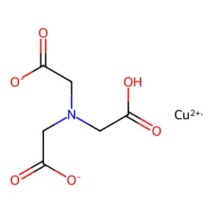 Copper nitrilotriacetate structure