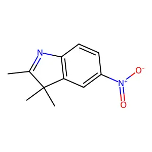 3H-Indole, 2,3,3-trimethyl-5-nitro- structure