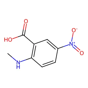 2-(Methylamino)-5-nitrobenzoic acid structure