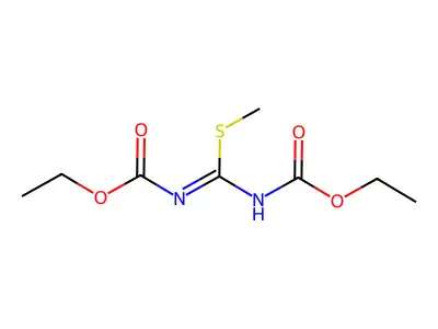1,3-Diethyl-2-methylthioisourea structure