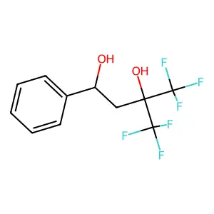 2,4-Butanediol, 4-phenyl-1,1,1-trifluoro-2-(trifluoromethyl)- structure