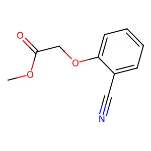 Methyl 2-(2-cyanophenoxy)acetate structure