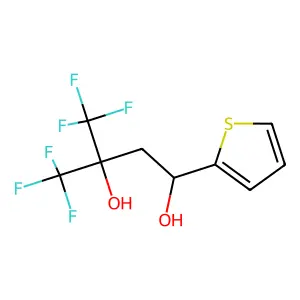 1,3-Butanediol, 1-(2-thienyl)-4,4,4-trifluoro-3-trifluoromethyl- structure
