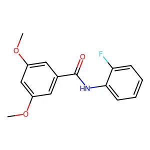 N-(2-Fluorophenyl)-3,5-dimethoxybenzamide structure