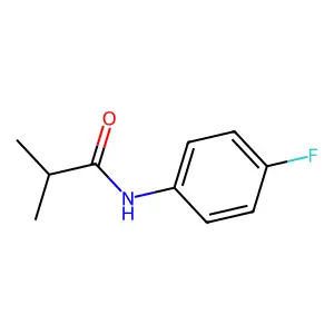 N-(4-fluorophenyl)isobutyramide structure