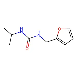 N-(2-furylmethyl)-N'-isopropylurea structure